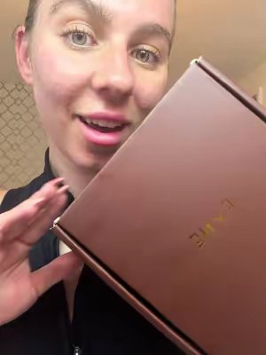 TikTok post by @taylorpringle1 for Fyne Cosmetics. Caption reads: [...] ! Their products are amazing !!! @Fyne....