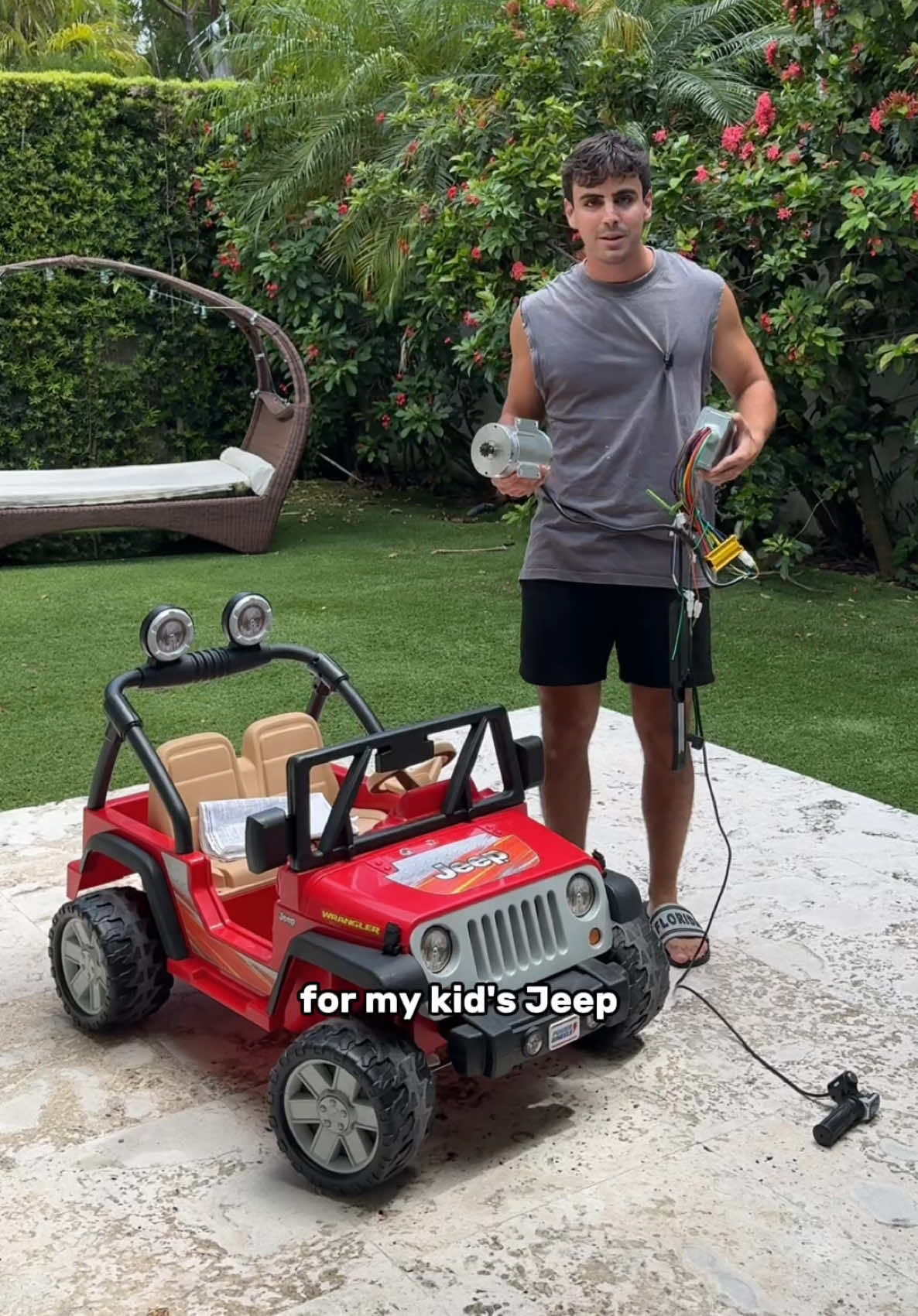 TikTok post by @realbattlebuilds for Duke Cannon Supply Co.. Caption reads: [...] now it’s faster than a real car @Duke Cannon....