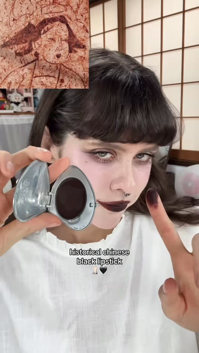 Instagram post by @ghoul.in.japan for CbeautyMall. Caption reads: inspired by wu gao from the tang dynasty !....