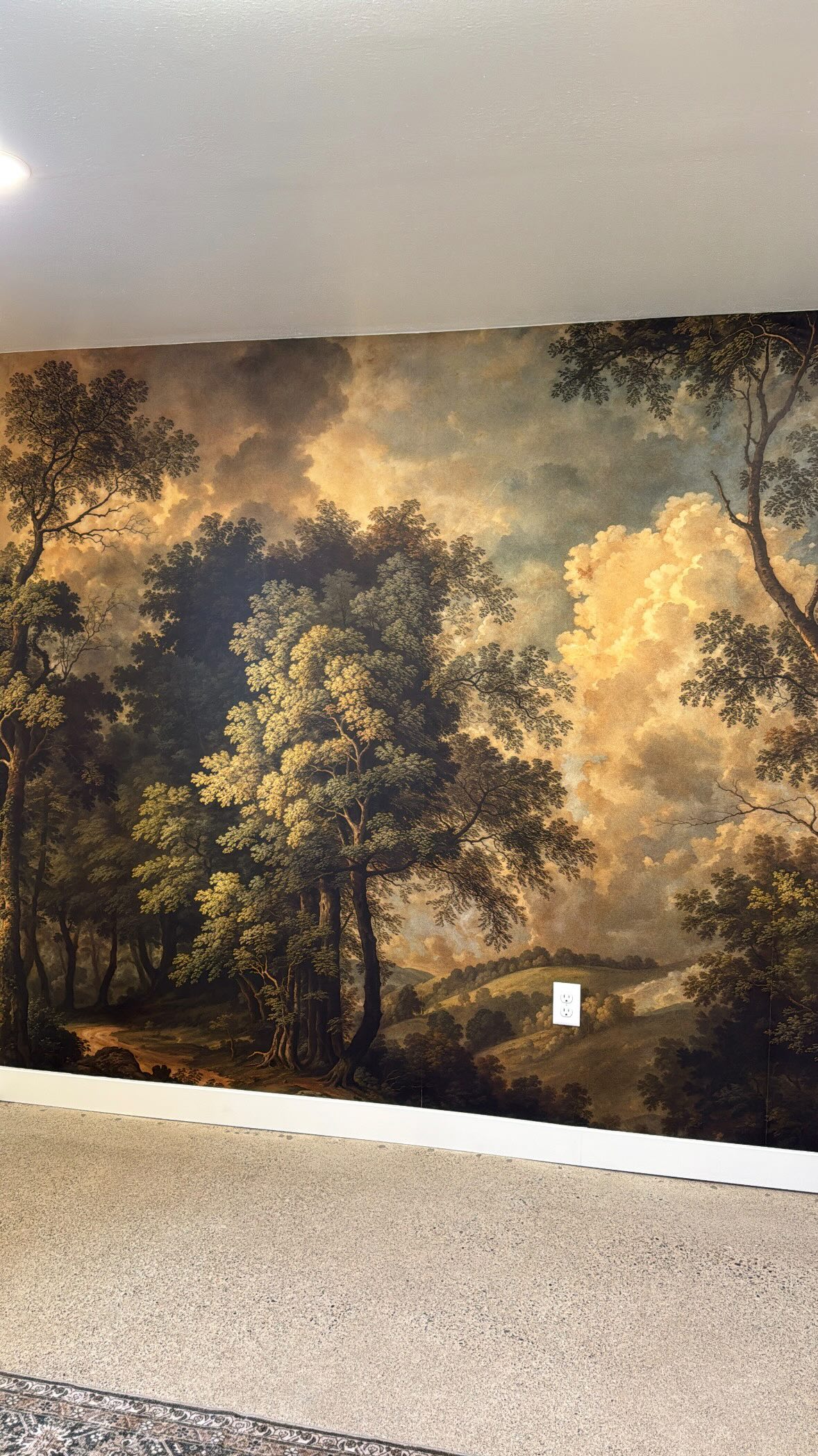 Instagram post by @stripped.and.styled for Wallblush. Caption reads: [...] about it!🙌🏽 This peel & stick #wallblush....