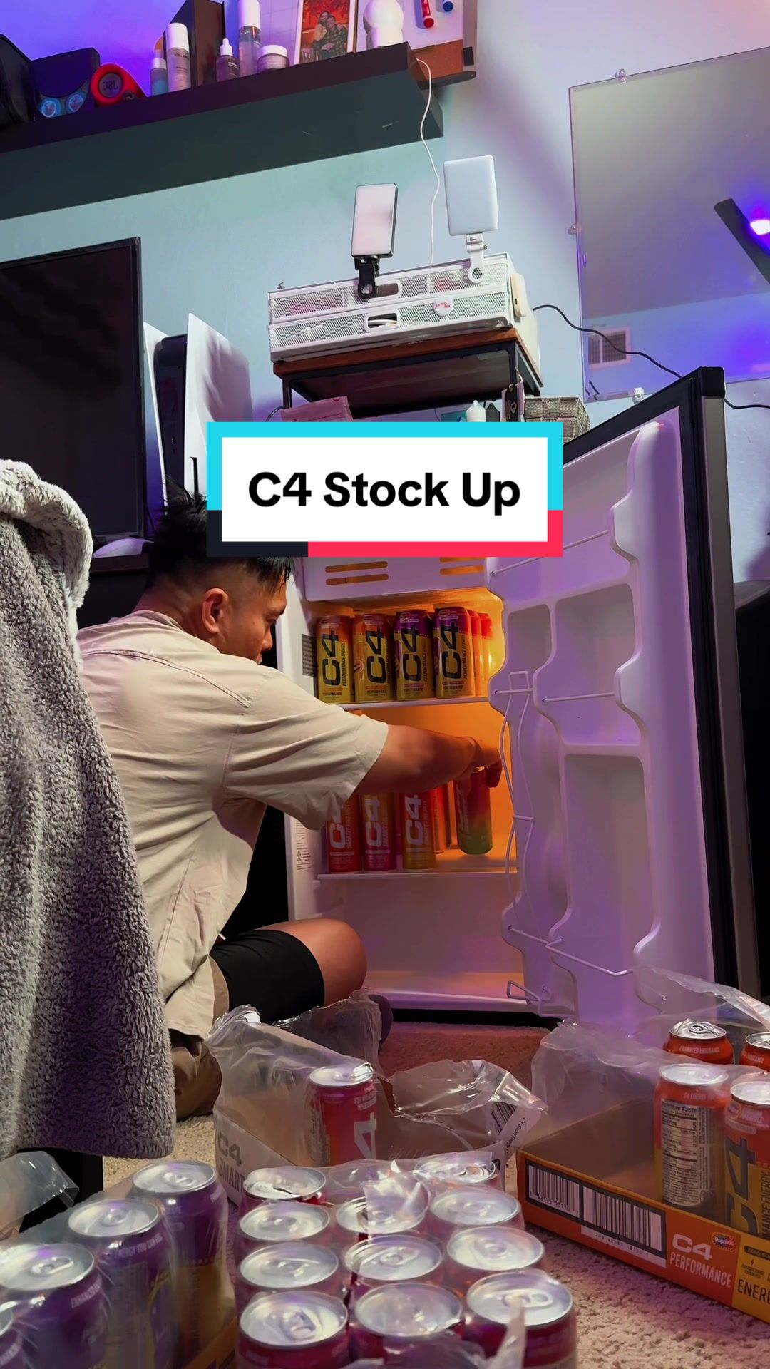 TikTok post by @herald_finds for Cellucor. Caption reads: Stocking up with C4 has nvr been more afforadable.....