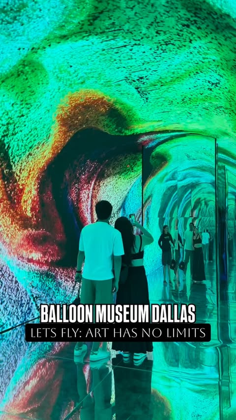 Instagram post by @avon.nguyen for Balloon Museum. Caption reads: BALLOON MUSEUM DALLAS 💖 The wait is over! Balloon....