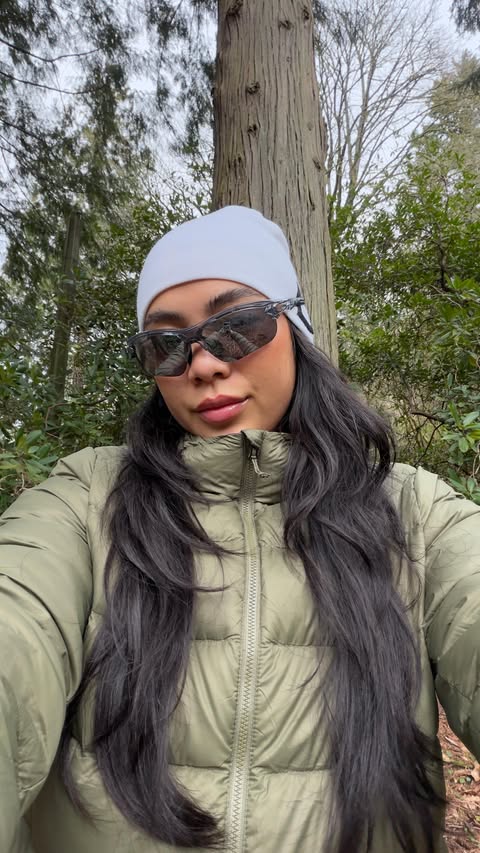 Instagram post by @gabbbyle for Eddie Bauer. Caption reads: [...] side quest to touch some grass with....