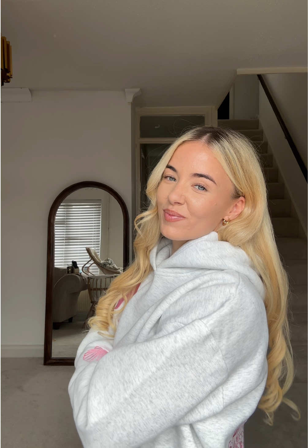 TikTok post by @courtneygibsonnn for PINK PALM PUFF. Caption reads: @PINK PALM PUFF *gifted That should be meeee #ppp....