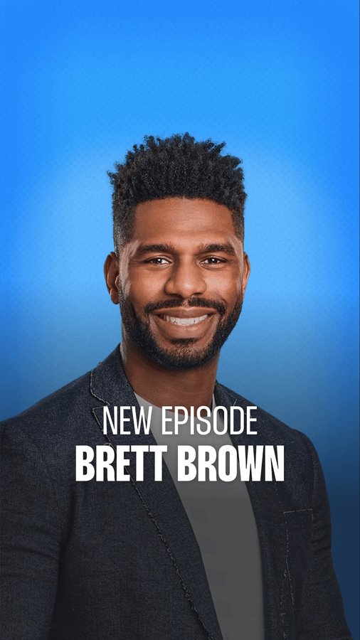 Instagram post by @ayokwam for Later. Caption reads: Brett Brown—public figure, artist and design....