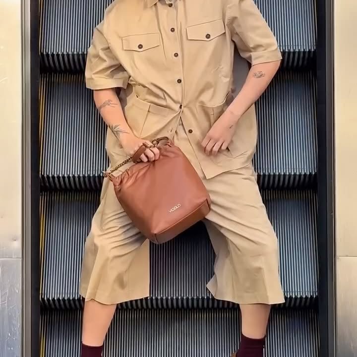 Instagram post by @lara_bsmnn for ViCOLO. Caption reads: Anzeige| all the spring fits are served....