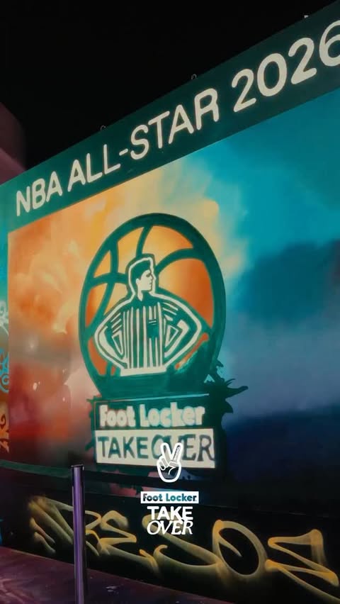 Instagram post by @deucebrand for Foot Locker. Caption reads: Huge thanks to our partners at Foot Locker for the....