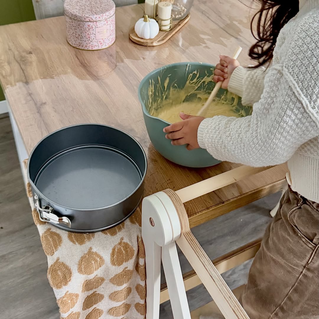 Instagram post by @adventureinyorkshire for Goodevas. Caption reads: [...] love baking 🤍 learning tower *gifted....