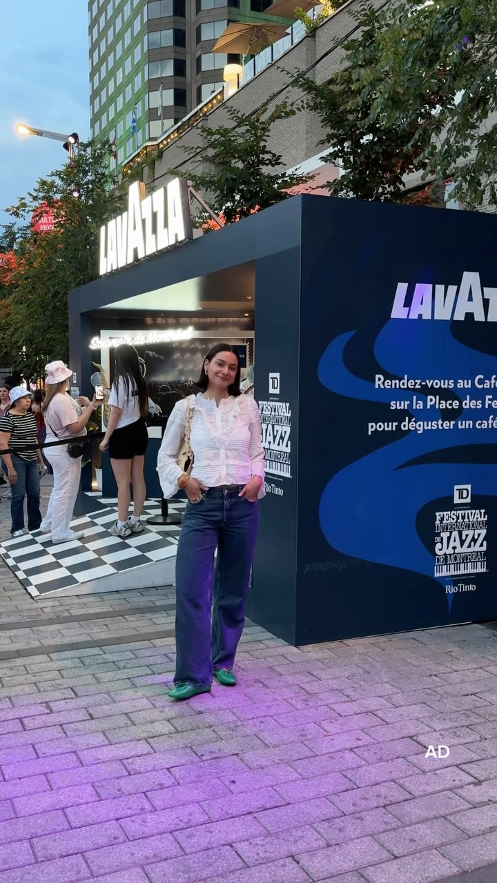 Instagram post by @viclauren_ for Lavazza. Caption reads: the best way to kick off the last night of....