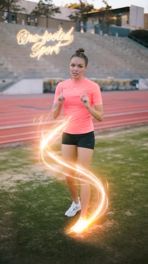 Instagram post by @_charihawkins for Brooks Running. Caption reads: Those one legged repetitions add up- so make sure....