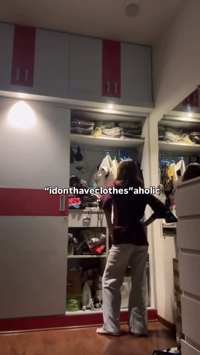 Instagram post by @ishitakumarrr for Fashion Outfit. Caption reads: ***closet full of clothes** “i have nothing to....