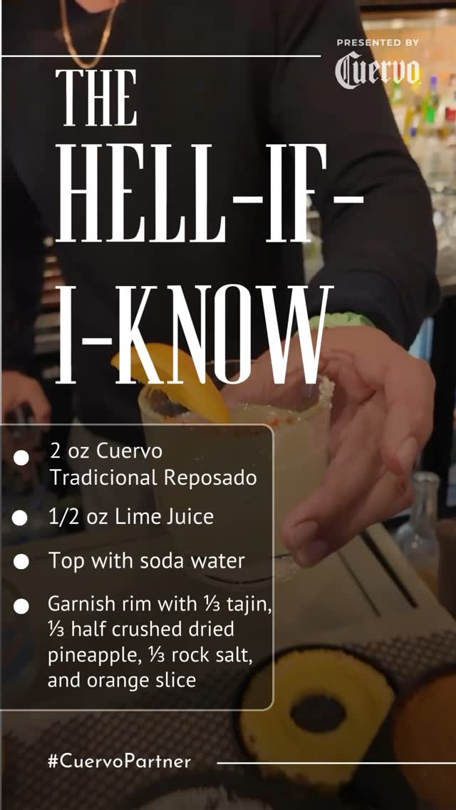 Instagram post by @michaelryanruiz for Dan Le Batard Show with Stugotz. Caption reads: The Hell-if-I-Know 🥃 Featuring the tequila that....