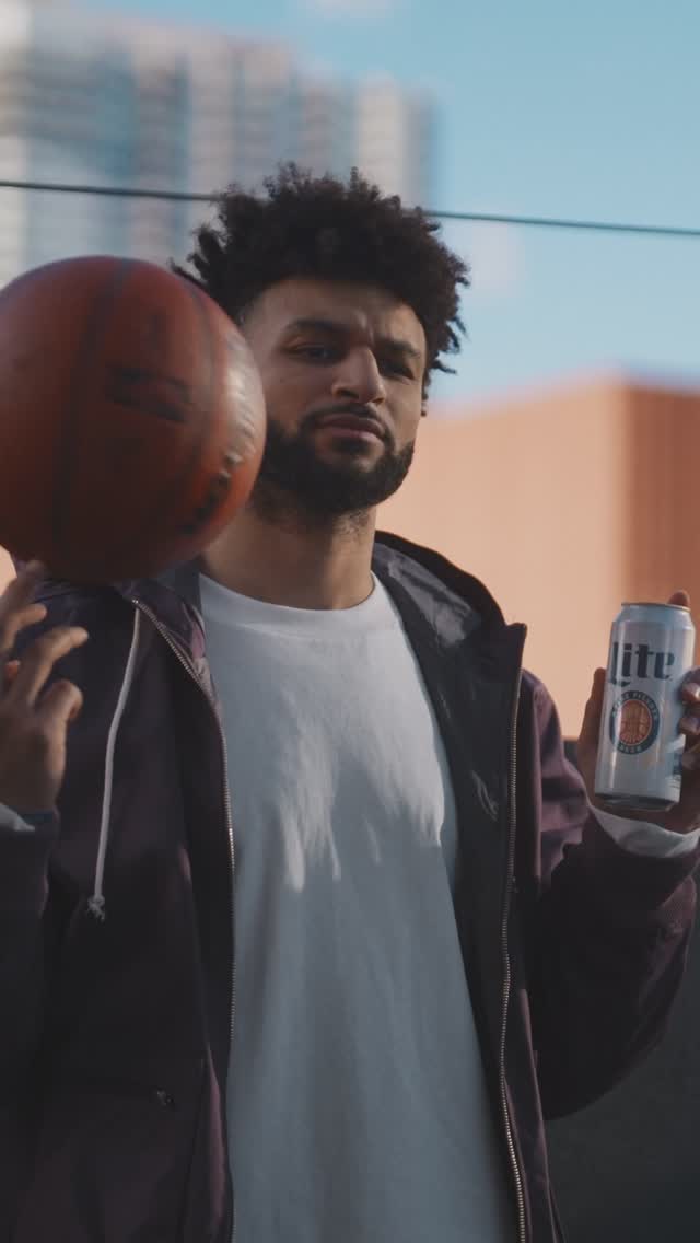 Instagram post by @jmglitxh27 for Miller Lite. Caption reads: Murray time is miller time @millerlite #ad.