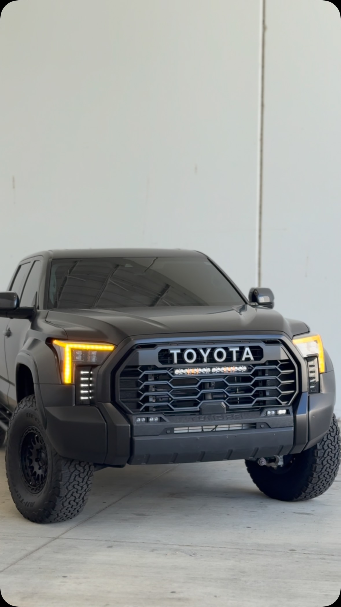 Instagram post by @socaltundras for Toyota USA. Caption reads: Can’t get enough of this wrap 😈....
