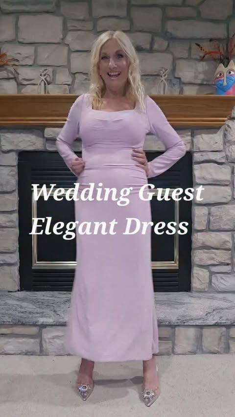 Instagram post by @neicespetitestyle for Merokeety. Caption reads: [...] Bodycon Maxi Dress Evening Gown....
