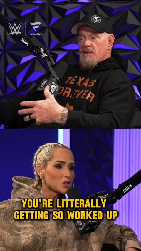 Instagram post by @undertaker for Fanatics. Caption reads: Sometimes it doesn’t take much to get me worked....