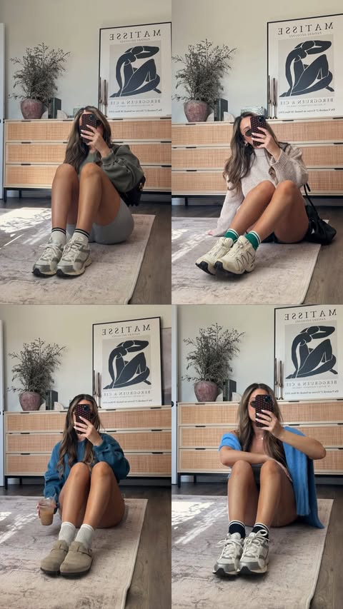 Instagram post by @daniellee_esther for bombas. Caption reads: These @bombas mesh stripe socks have become part....