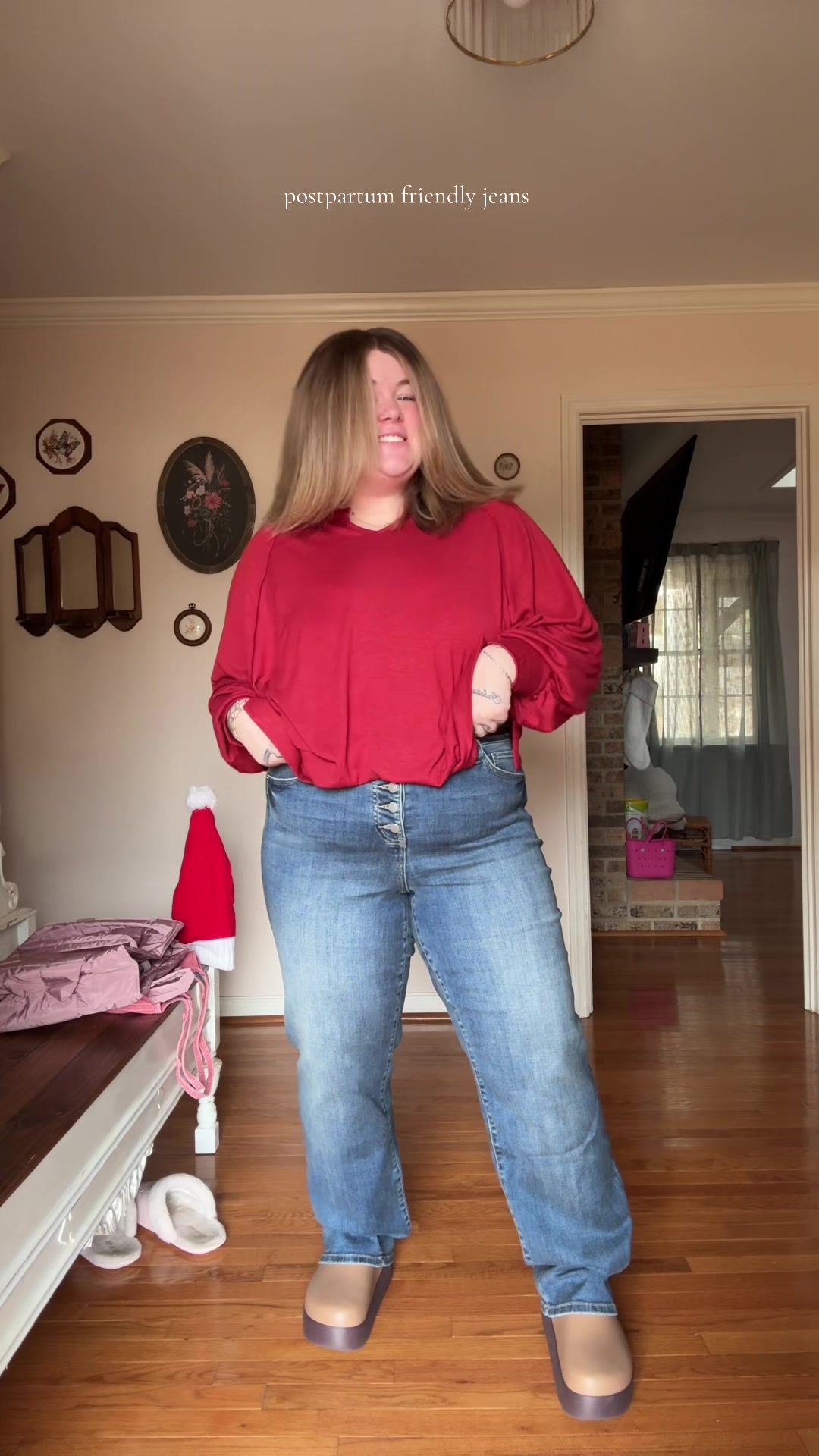 TikTok post by @maddyzaddy for Alexander Jane. Caption reads: [...] true department size typically!) @Alexander....