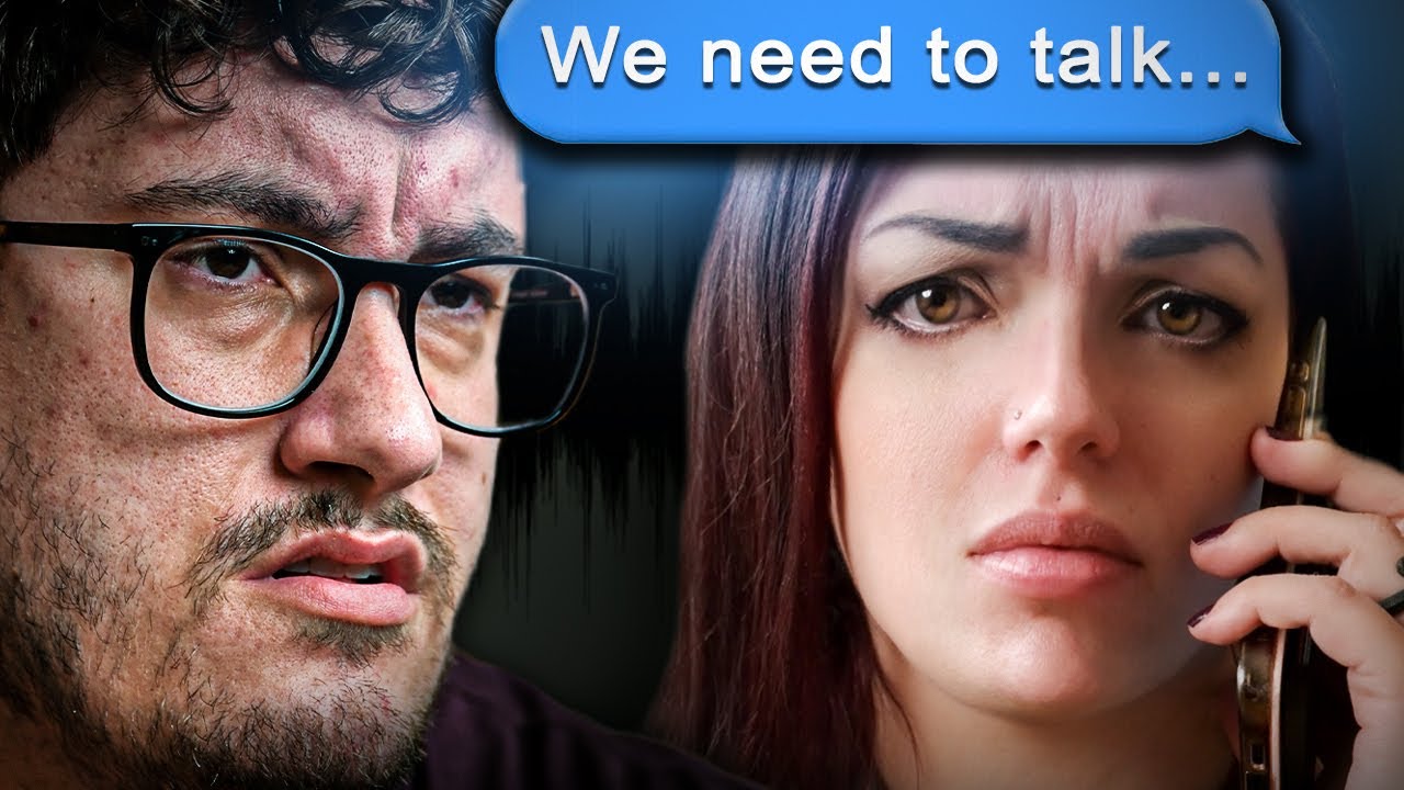 YouTube post by @CalebHammer for Domain Money. Caption reads: If Her Husband Sees This, It's Over. | Financial....