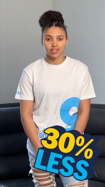 Instagram post by @azzi35 for TIAA. Caption reads: We've come a long way but we're not done yet. I'm....