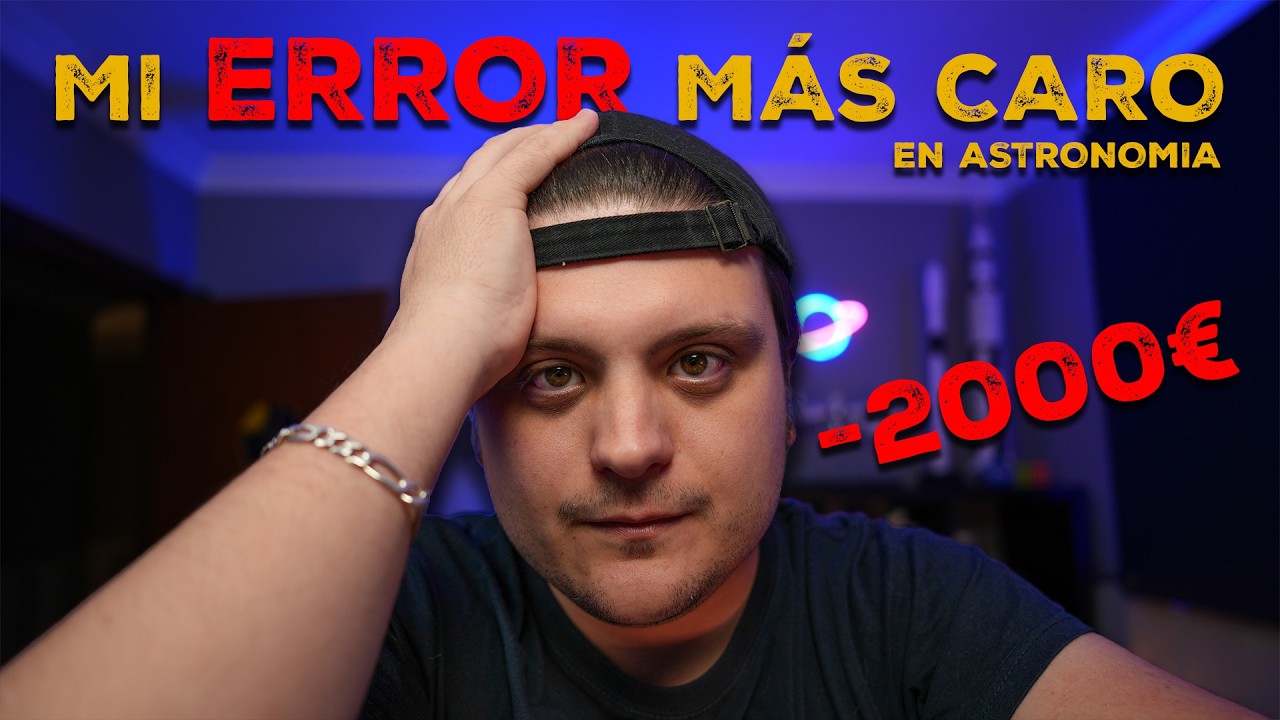 YouTube post by @diarioastronomo for Leroy’s Blend. Caption reads: DON'T MAKE THIS MISTAKE WHEN BUYING YOUR TELESCOPE.