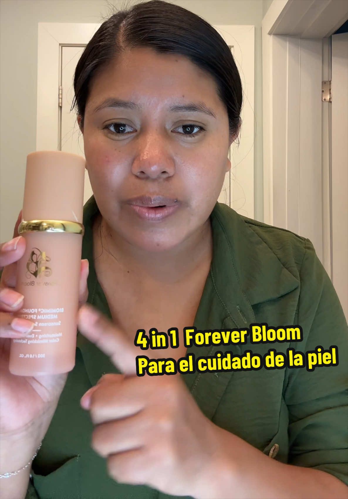 TikTok post by @sarahudson51 for Forever Bloom. Caption reads: @Forever Bloom Skincare @Chris Hudson [...].