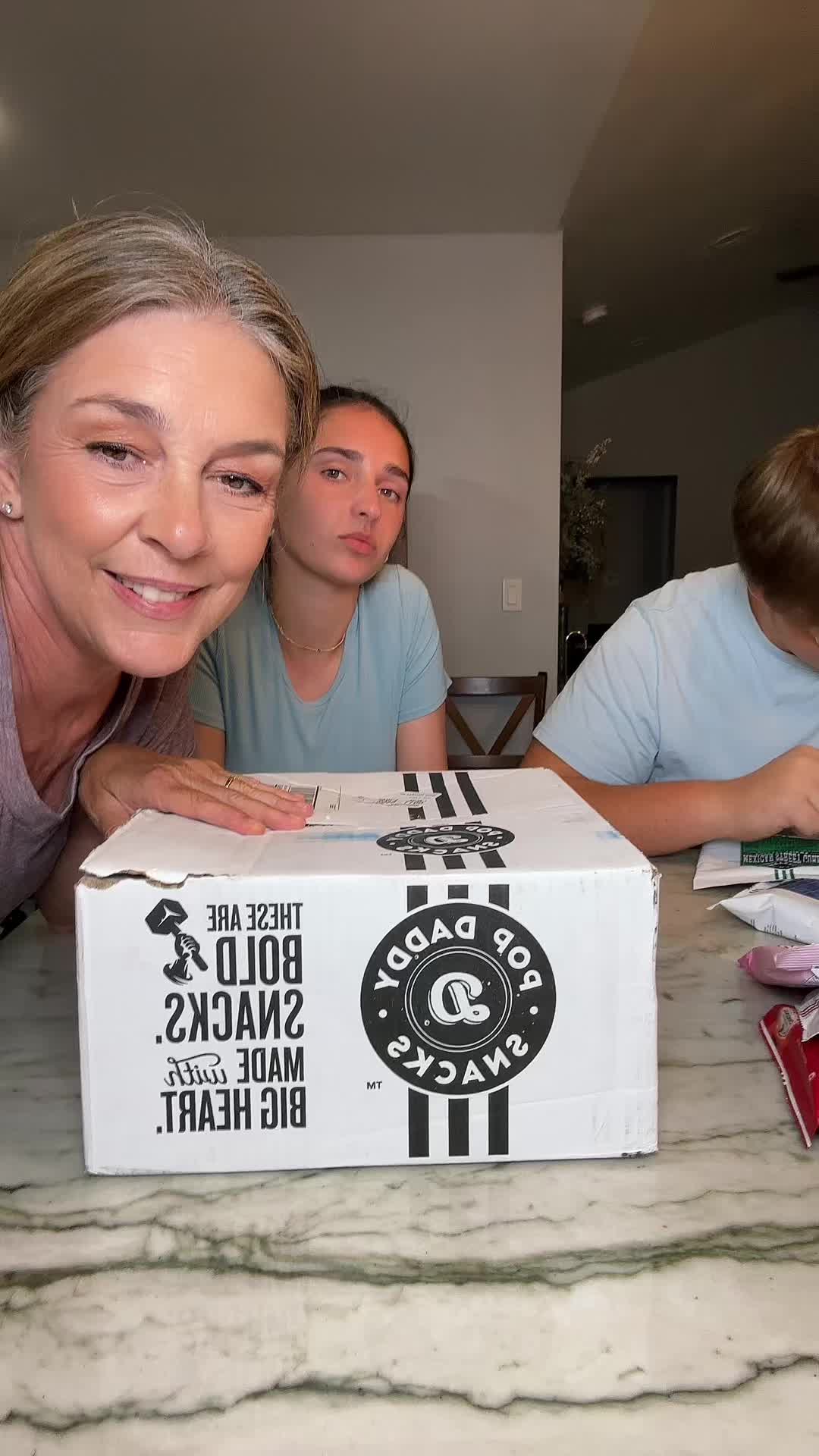 TikTok post by @tezseth for Popdaddy Snacks. Caption reads: We rated all 13 bags!! Amazing bold flavors from....