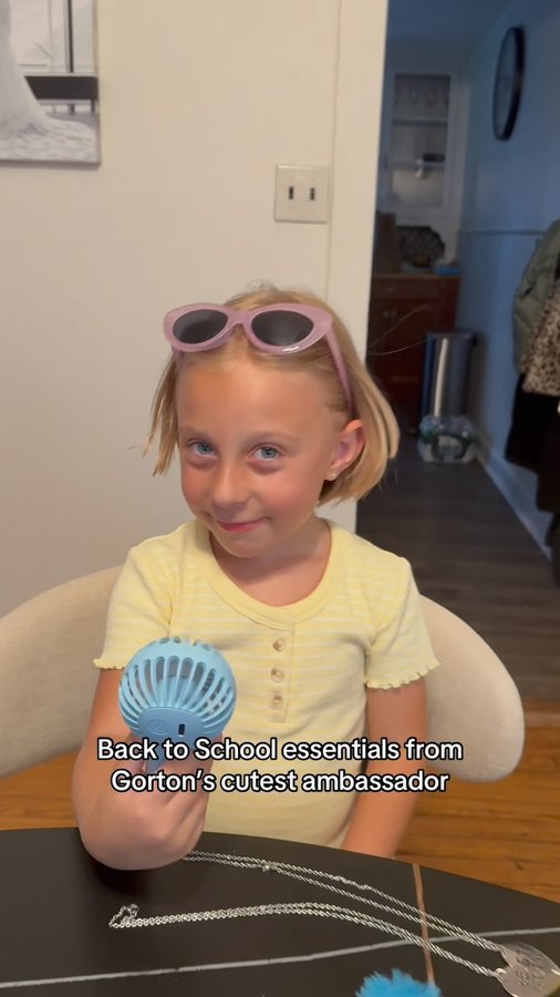 Instagram post by @marissandreaa for Gorton's. Caption reads: BTS haul from Teagan’s POV… including popcorn....