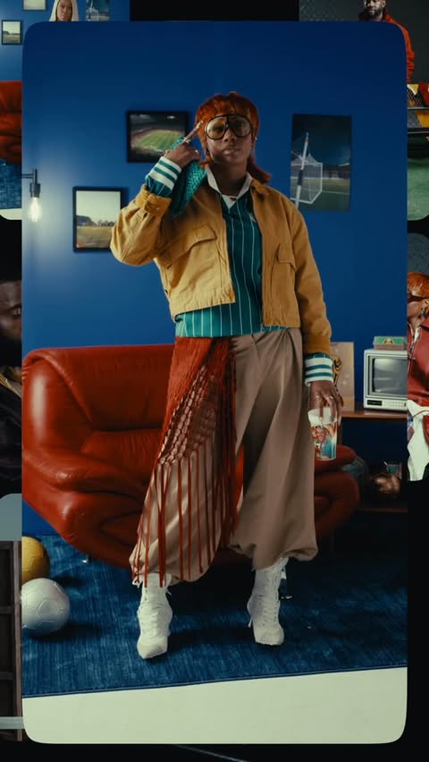 Instagram post by @amadibrooks for HYPEBEAST. Caption reads: #ad @AmadiBrooks transforms the McDonald’s FIFA....