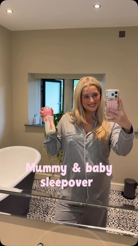 Instagram post by @laurensaddingtonx for Joie Baby Gear. Caption reads: Ahhhh me & my baby girl making memories 🥹🩷🩷🩷....