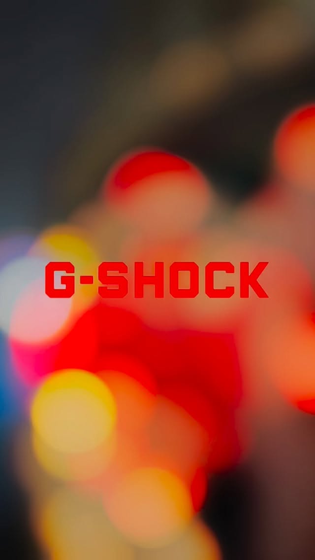 Instagram post by @bypierree for G-SHOCK. Caption reads: riding through the city w/ @gshock_us #gshock_us,....