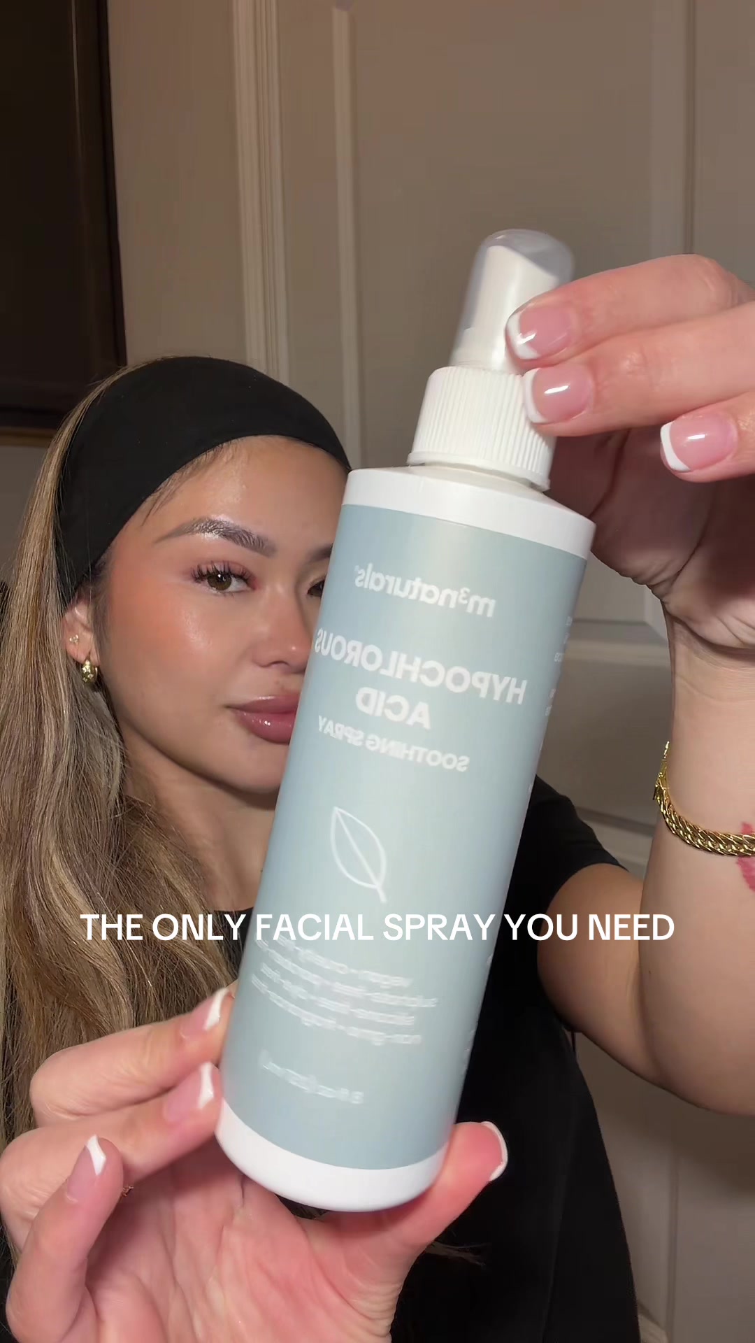 TikTok post by @jennifiyaa for M3 Naturals. Caption reads: Feels refreshed every time ✨ @M3 Naturals....