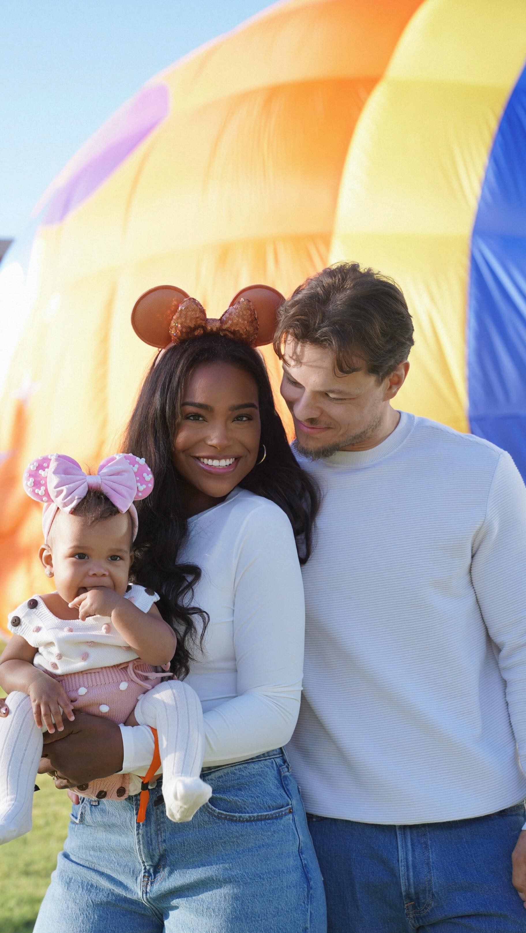 Instagram post by @lifewiththeperas for Disneyland. Caption reads: DISNEY LANDED IN THE  DESERT 🏜️ ✨🤍

And we had....