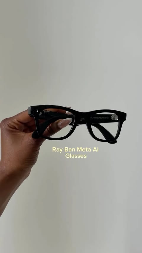 Instagram post by @aichadrame for Ray-Ban | Meta. Caption reads: [...] you need is a solo date but with your....