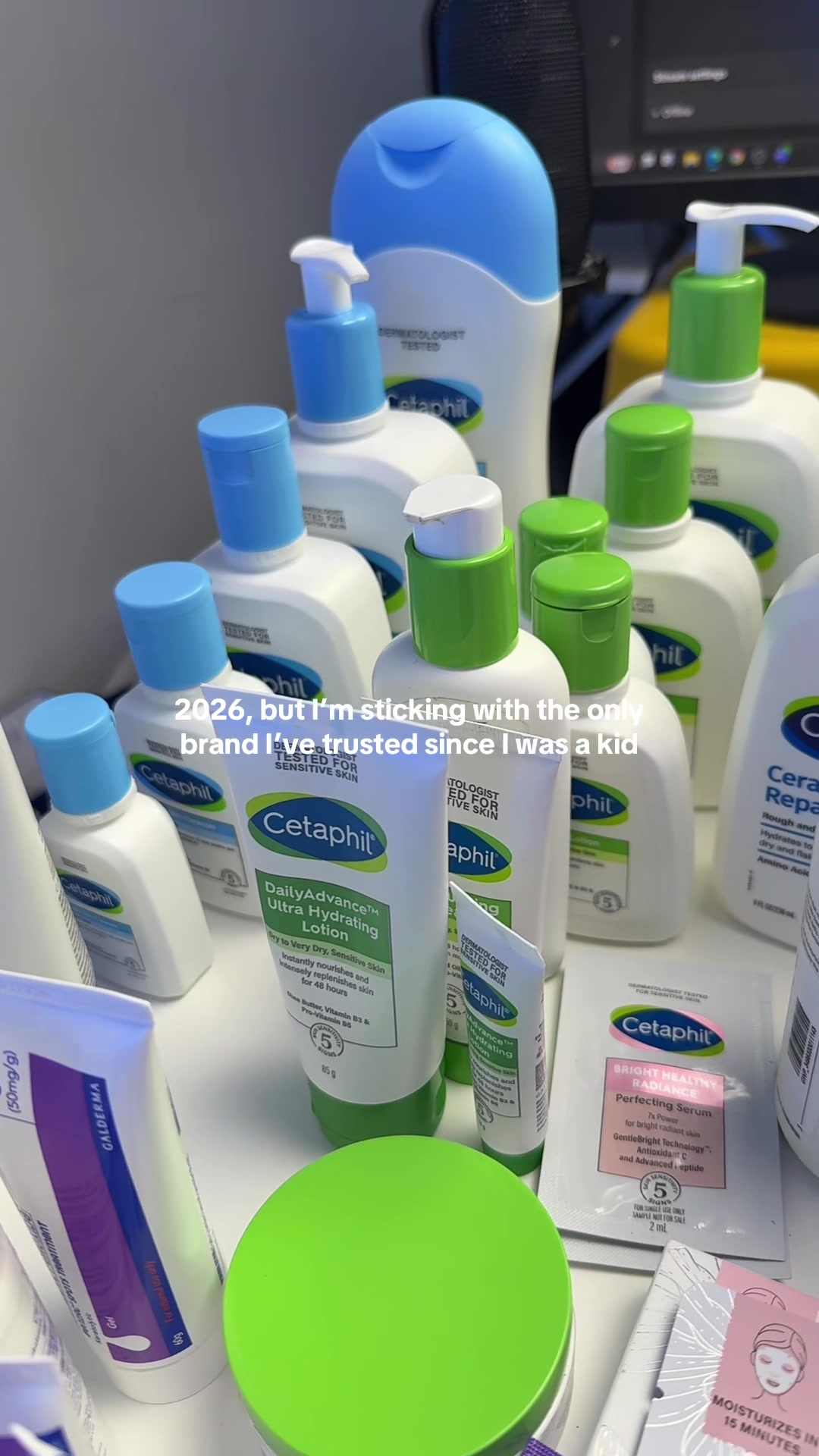 TikTok post by @chellequezon for Cetaphil. Caption reads: Even my dermatologist trusts @Cetaphil Philippines....