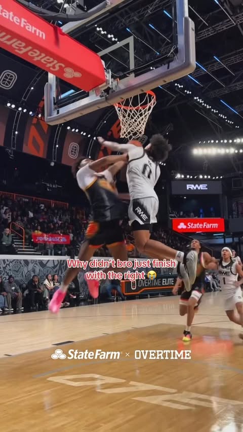 Instagram post by @hun1ta for State Farm. Caption reads: Aye anything to make the ball go in the net… 😭....