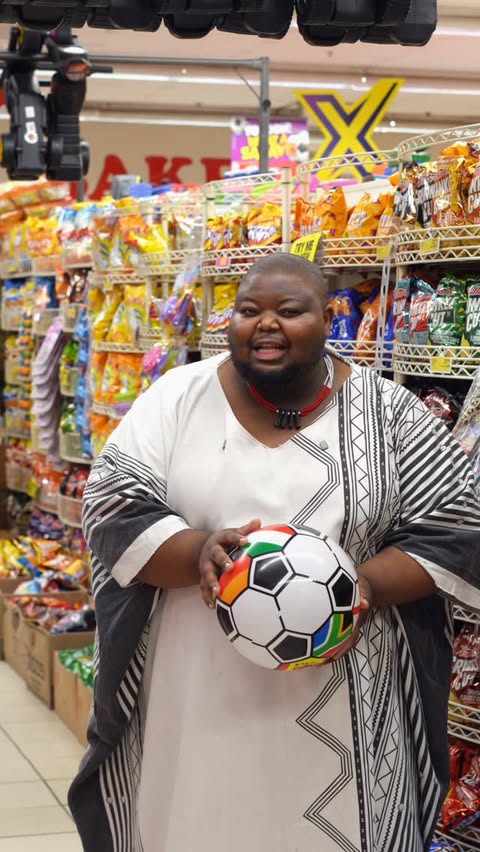 Instagram post by @shoun_burwana for ShopRite. Caption reads: [...] snacks too! 🙂‍↔️🤲🏽 A quick stop at....