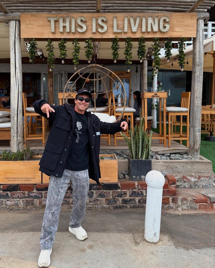 Instagram post by @koarothman for Blenders Eyewear. Caption reads: This is Livin X Peru X @blenders Such a fun time....