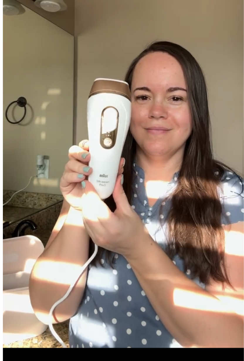TikTok post by @bydebbyoliver for Braun. Caption reads: #ad #BraunPartner Say goodbye to endless shaving....