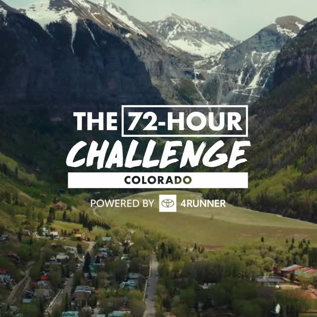 Instagram post by @silkymerman for Huckberry. Caption reads: Introducing: The 72-Hour Challenge The competition....