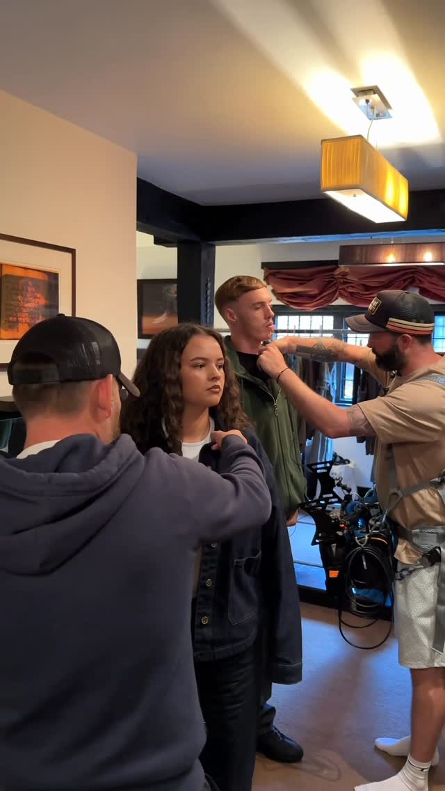 Instagram post by @halliejenniferpalmer for Pringles. Caption reads: BTS take 2: spooky edition 🫦🕷️🕯️ @pringles.uk....