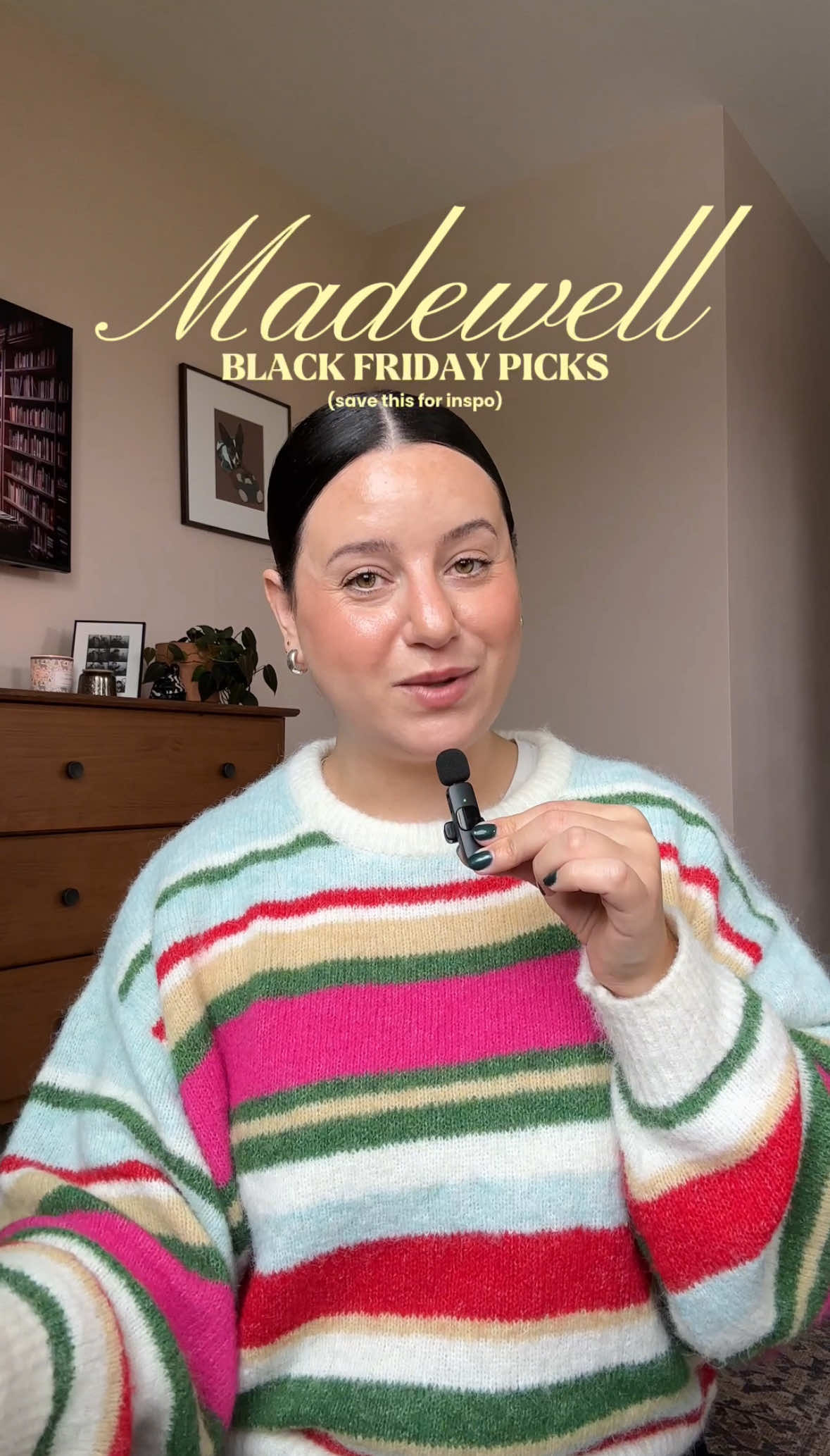TikTok post by @hiyamaiaj for Madewell. Caption reads: madewell’s black friday sale is my favorite time....