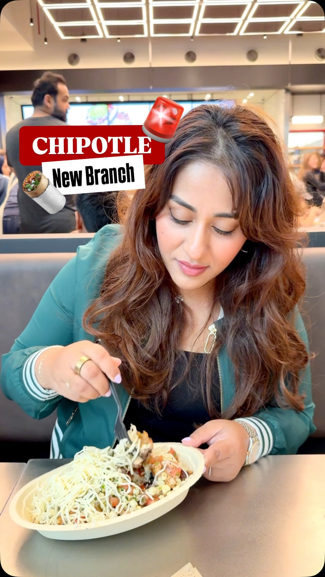 Instagram post by @naomi_dsouza for Chipotle. Caption reads: Getting free @Chipotle.ME has gotten easier 🤑…....