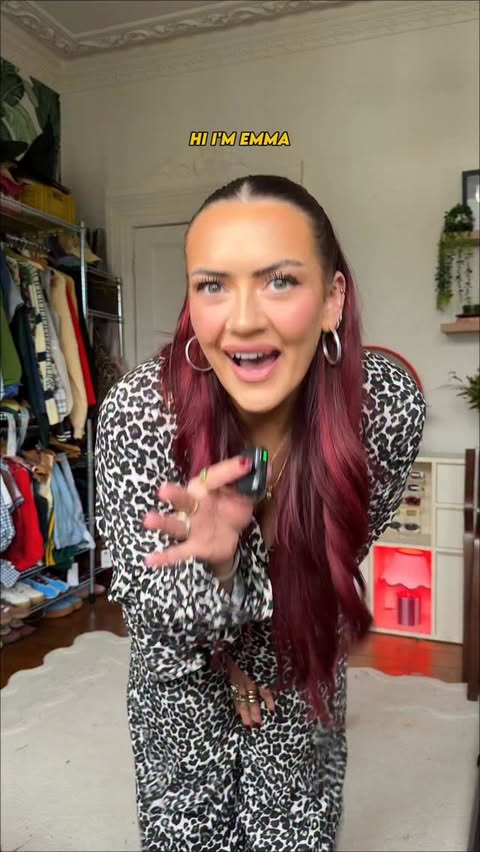 Instagram post by @emmasrectangle for Heinz. Caption reads: A little outfit recipe inspired by @heinz_uk brand....