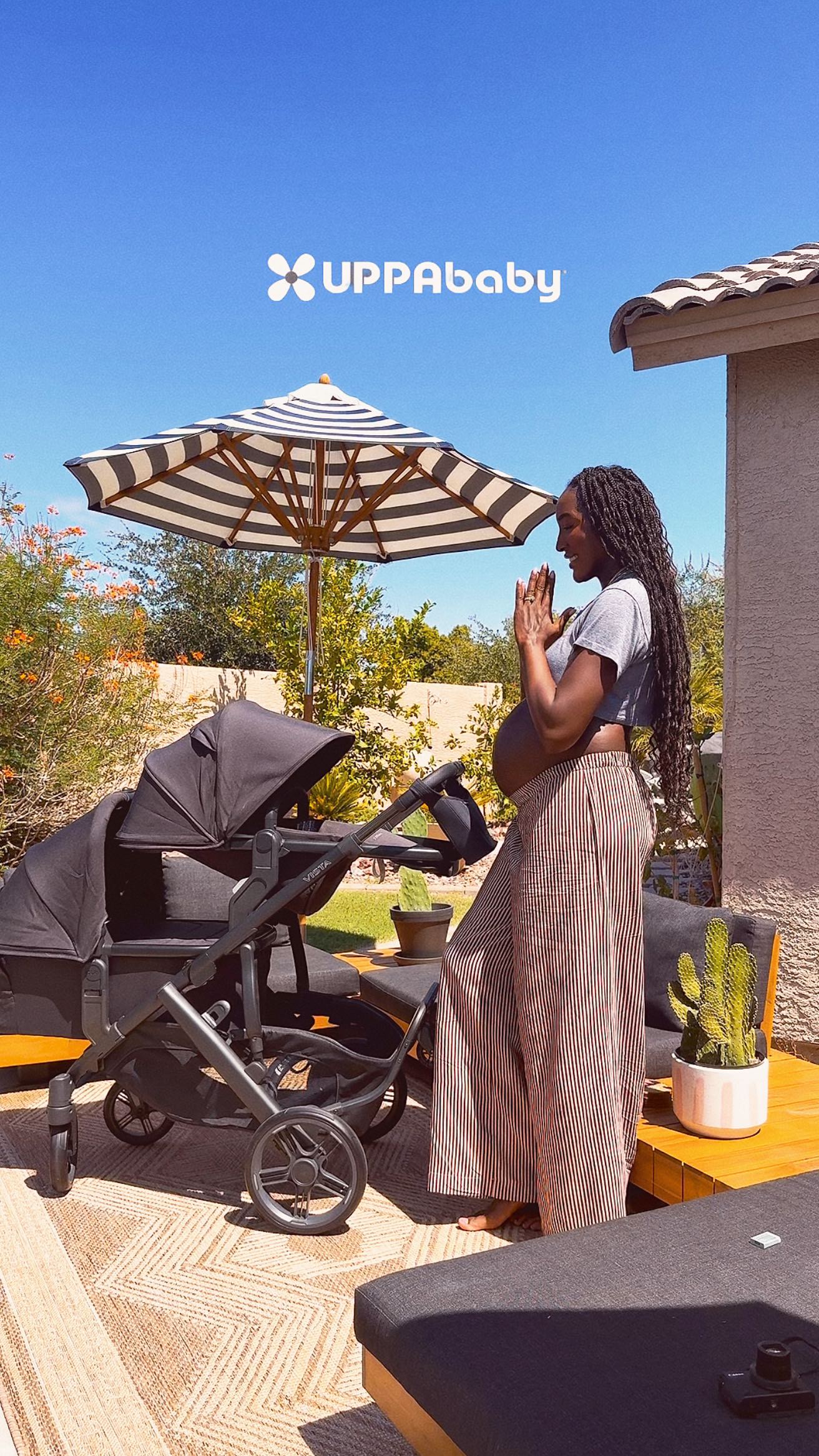 Instagram post by @dravonrangel for UPPAbaby. Caption reads: #uppababypartner 
I’ve used the UPPAbaby travel....