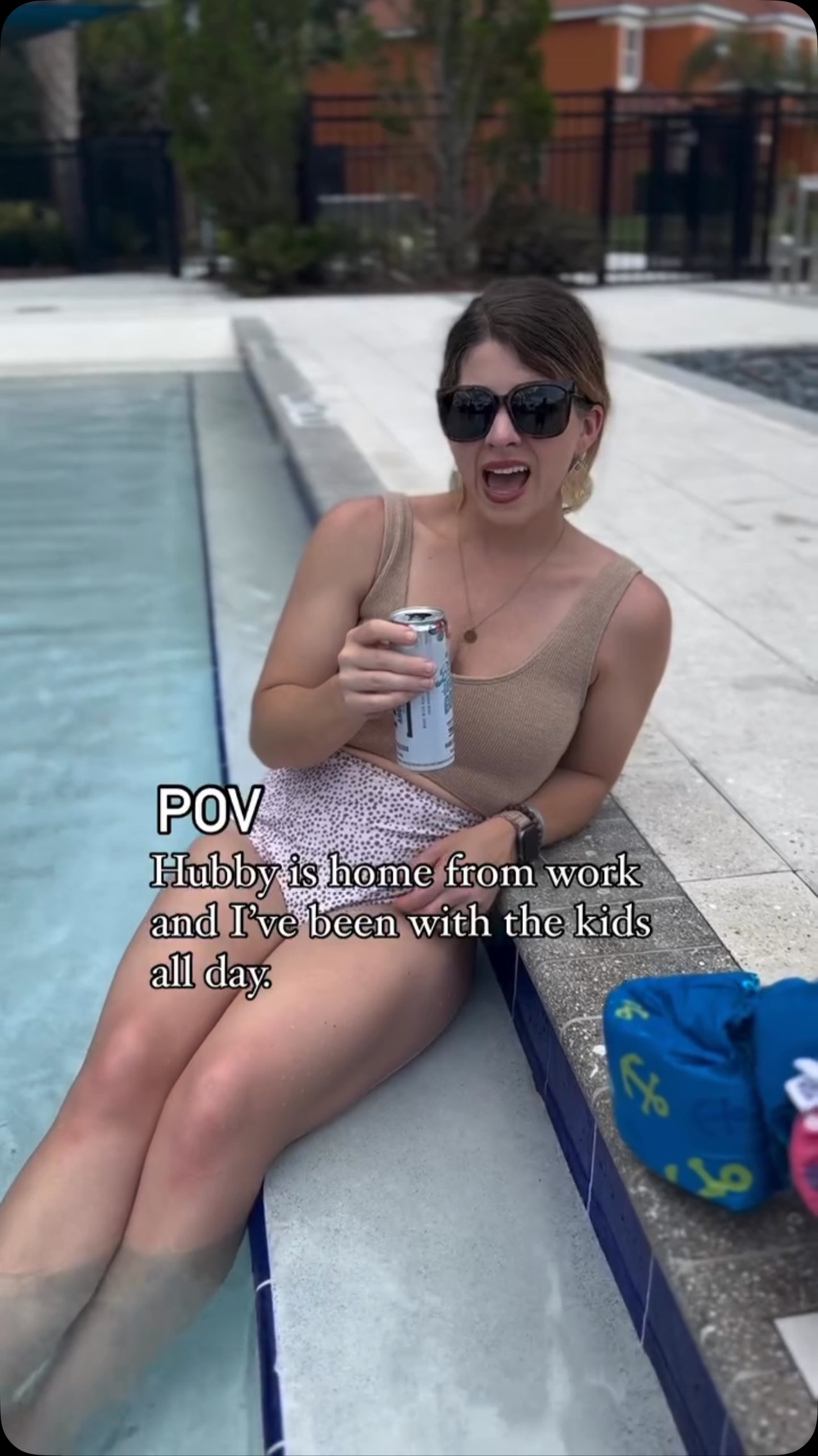 Instagram post by @rachelengelbarts for Truly Hard Seltzer. Caption reads: Cheers everyone! 🥂 

#Married #MarriedLife....