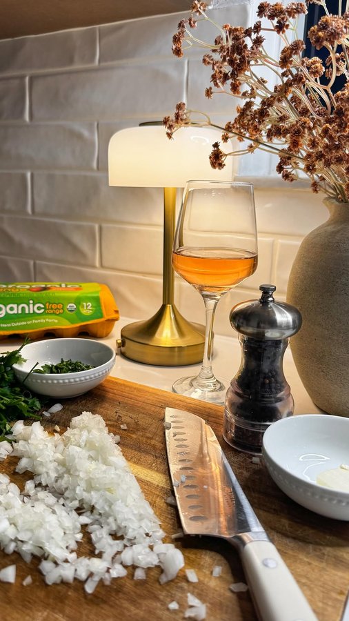 Instagram post by @thefleiteslife for Happy Egg. Caption reads: [...] ones 💛 loved making dinner with @happyegg....