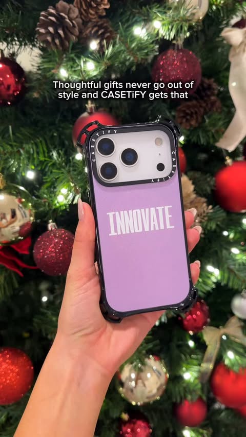 Instagram post by @twins_ugc for CASETiFY. Caption reads: I chose @casetify because it’s more than a phone....
