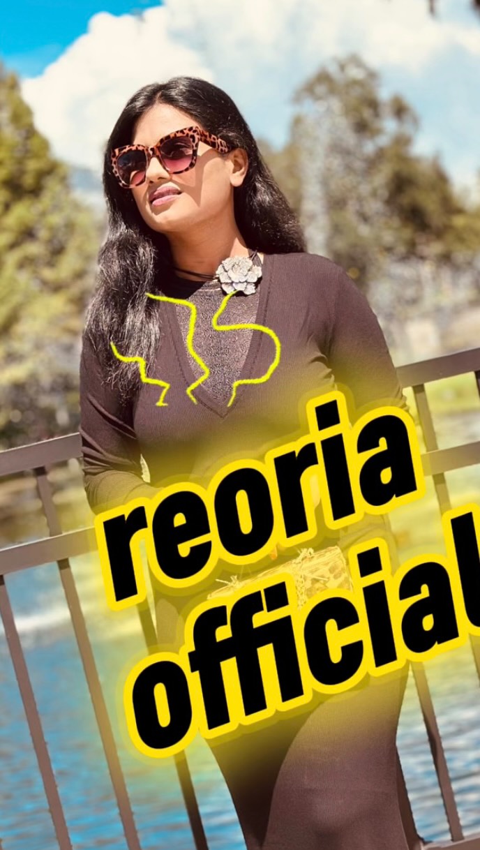 Instagram post by @exotic_fashion_shoutouts_ for Reoria. Caption reads: 💫✨"Turn heads in this elegant Party  night-out....