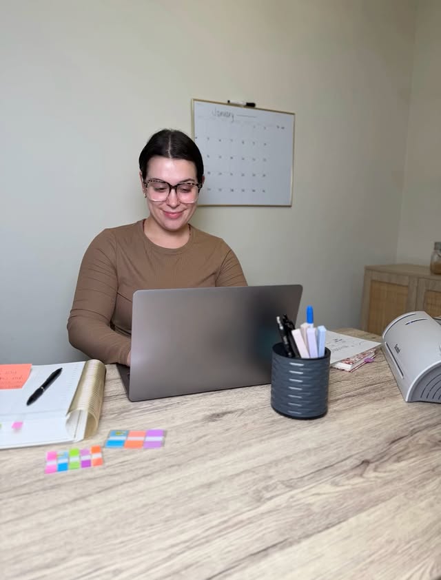 Instagram post by @lifebyallisonblog for Office Depot. Caption reads: [...] I picked everything up from Office Depot....